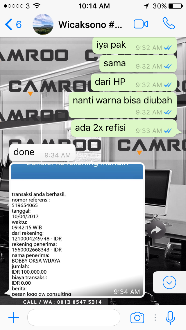 jasa desain kartu nama area bekasi