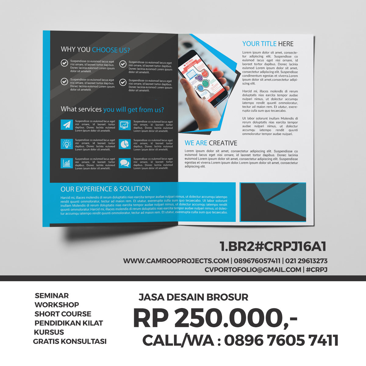 jasa desain flyer murah wilayah bekasi