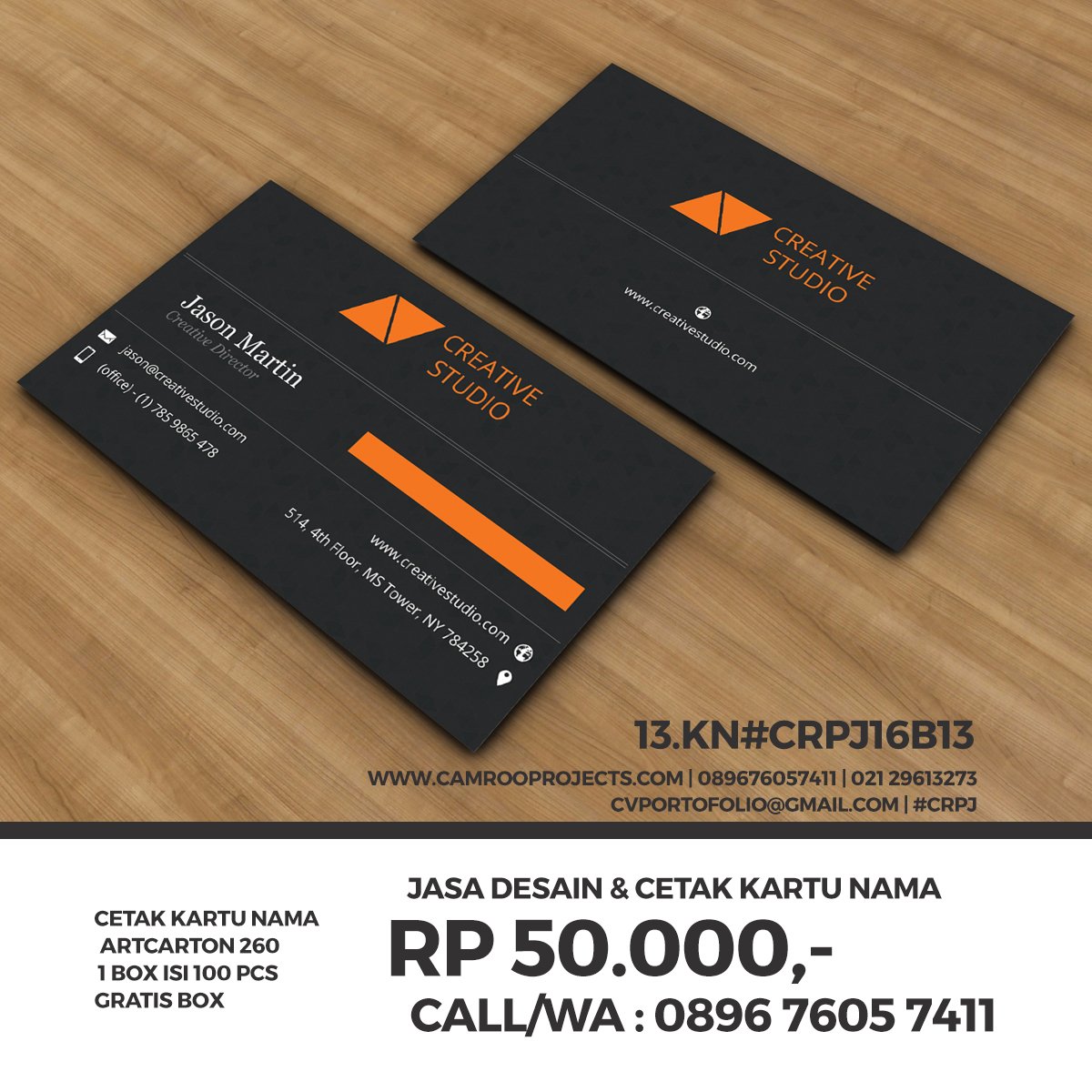 jasa desain flyer cepat daerah bekasi