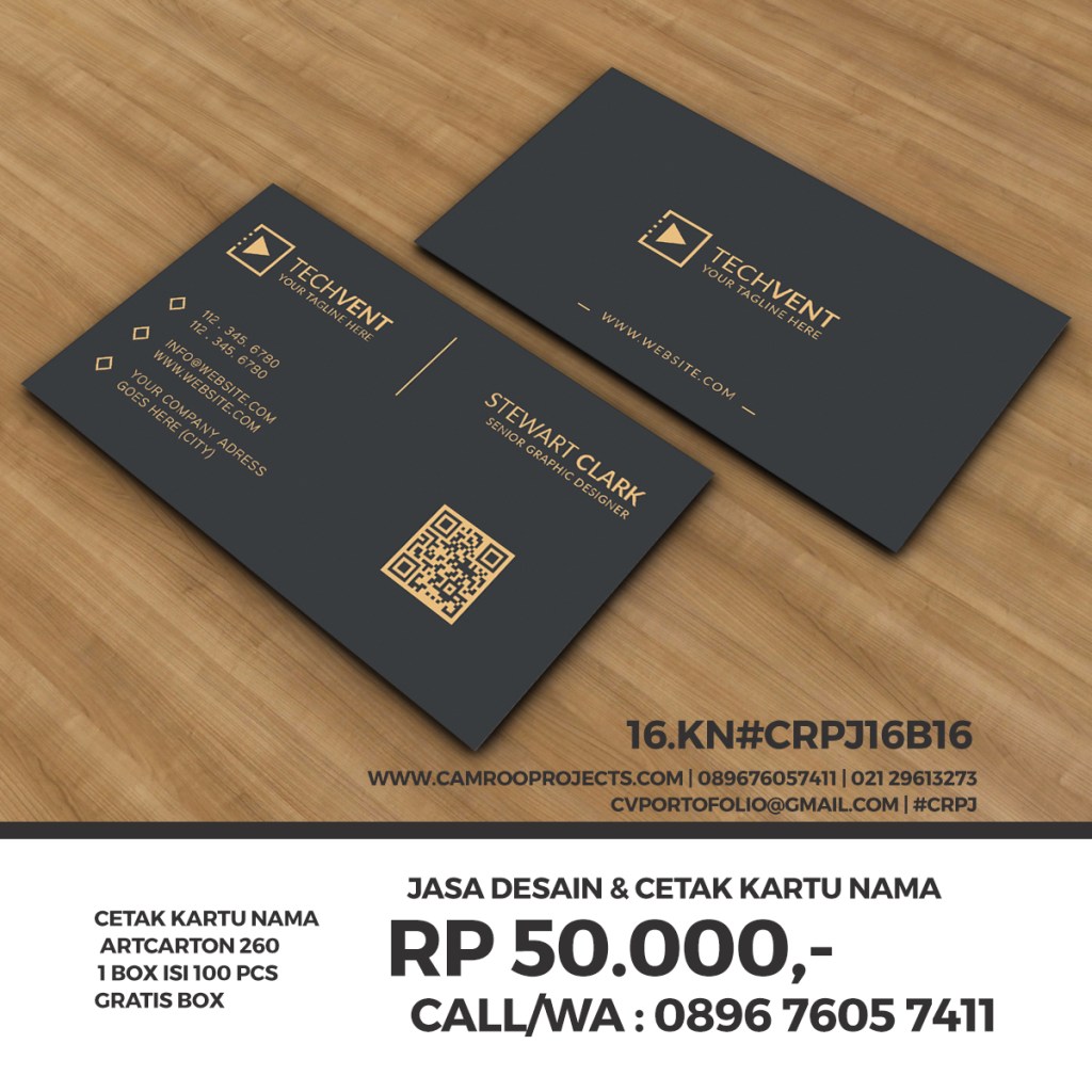 Jasa Desain Kartu Nama | Call/WA 0896 760 574 11
