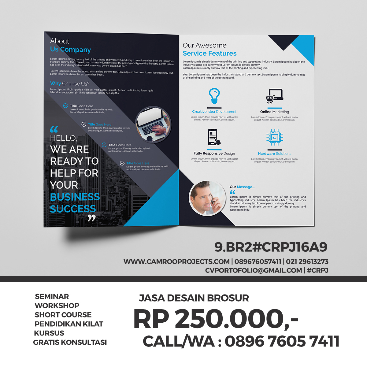 Jasa Desain spanduk bagus di batam | Call/WA 0896 760 574 11