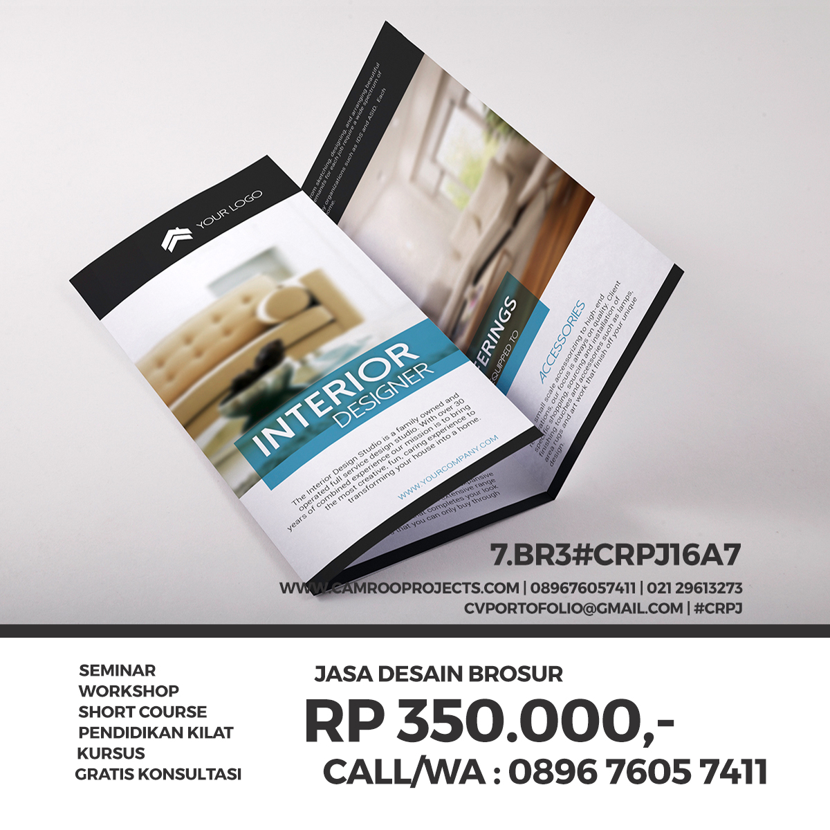 Jasa Desain Flyer | Berkualitas | Call/WA 0896 760 574 11