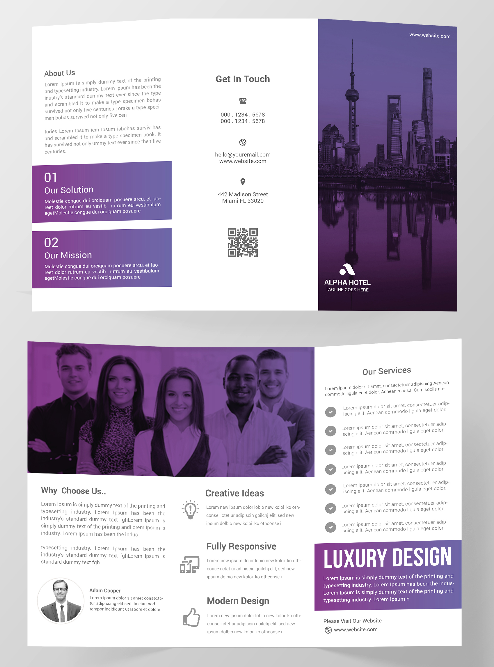 Brosur Lipat 3 Tri Fold Camroo Projects